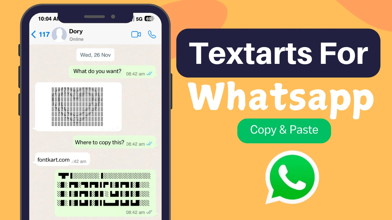 100+ Amazing Text Arts for WhatsApp Chats and Status Updates